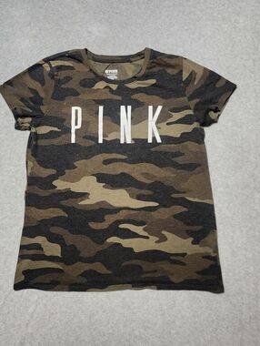 VS Pink Victorias Secret Camo Tee